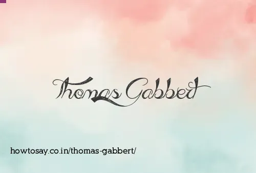 Thomas Gabbert