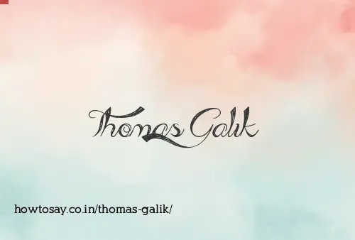 Thomas Galik