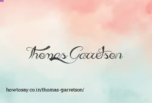 Thomas Garretson