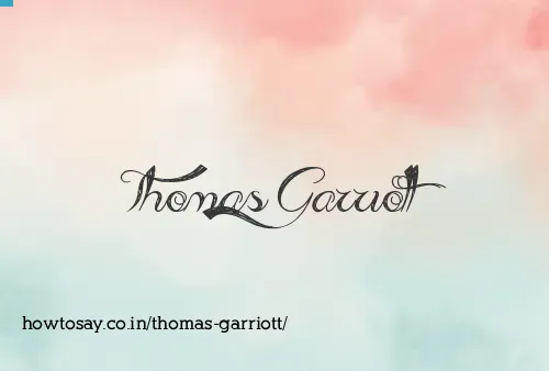 Thomas Garriott
