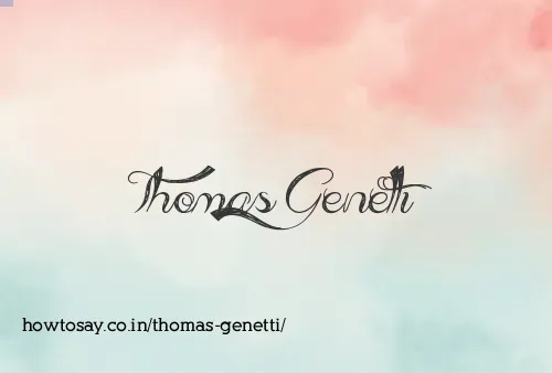 Thomas Genetti