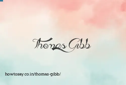 Thomas Gibb