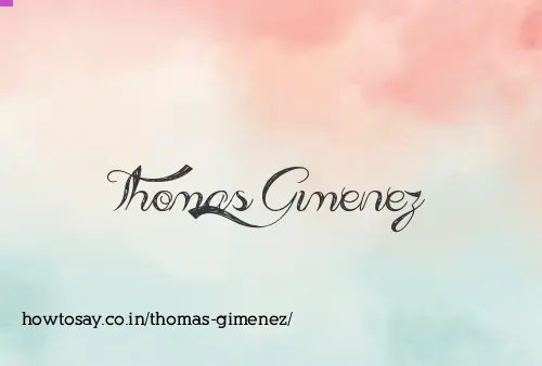 Thomas Gimenez