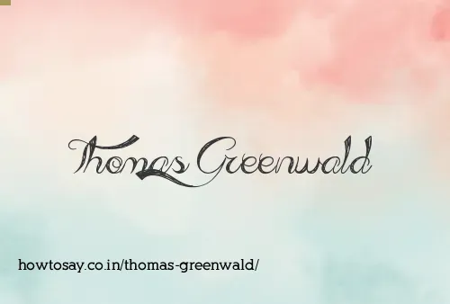Thomas Greenwald