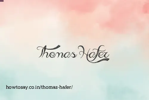 Thomas Hafer