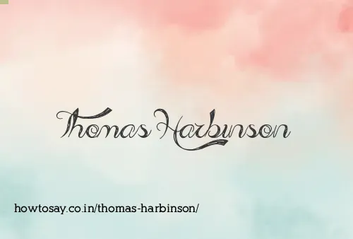 Thomas Harbinson