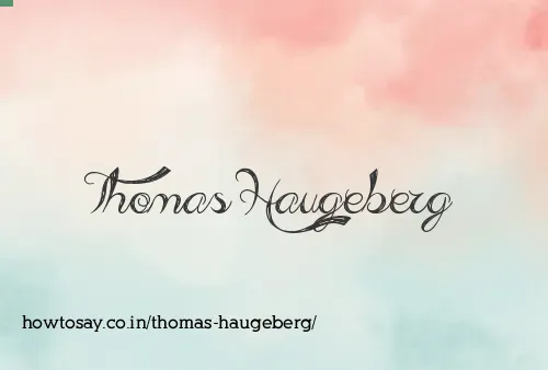 Thomas Haugeberg