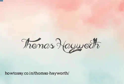 Thomas Hayworth