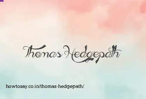 Thomas Hedgepath