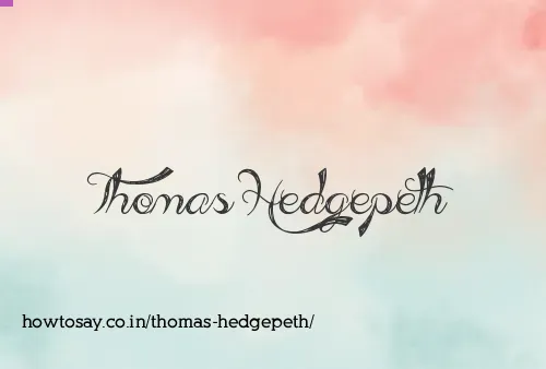 Thomas Hedgepeth