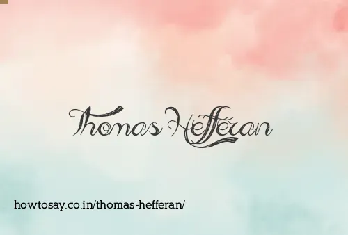 Thomas Hefferan