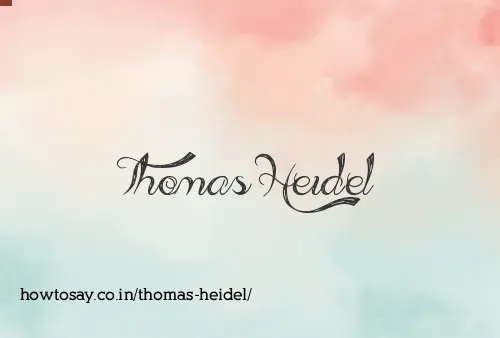 Thomas Heidel