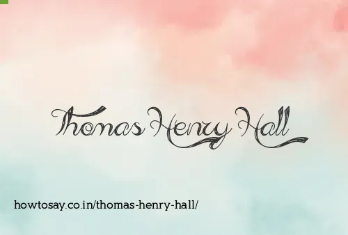 Thomas Henry Hall