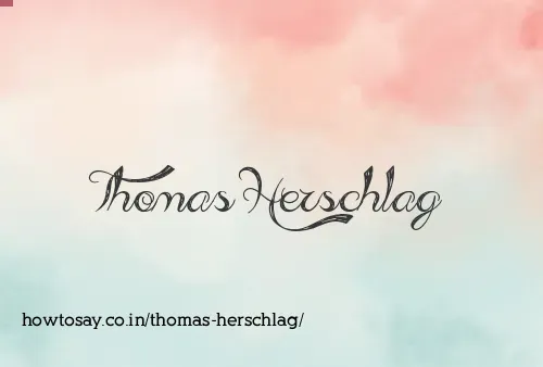 Thomas Herschlag