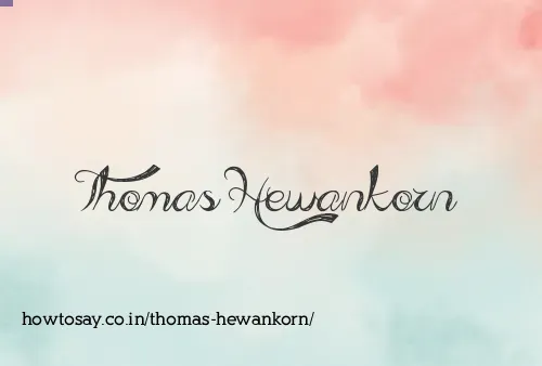 Thomas Hewankorn