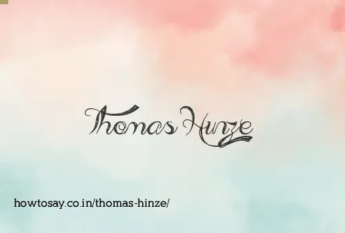 Thomas Hinze