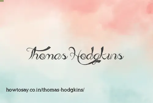 Thomas Hodgkins