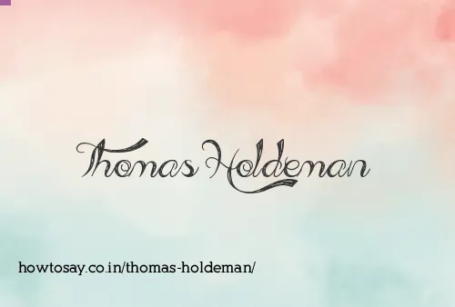 Thomas Holdeman