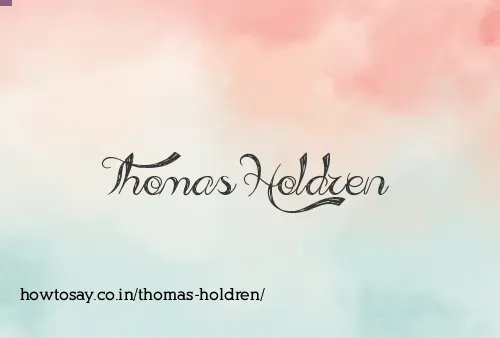 Thomas Holdren