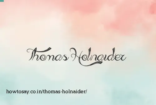 Thomas Holnaider
