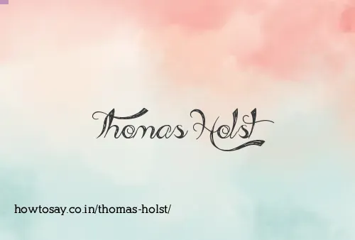 Thomas Holst