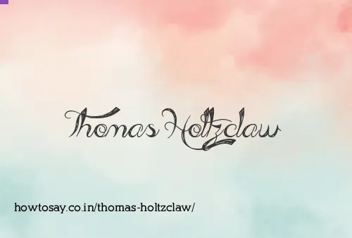 Thomas Holtzclaw