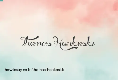 Thomas Honkoski