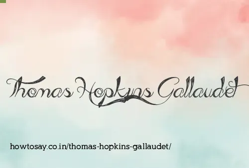 Thomas Hopkins Gallaudet