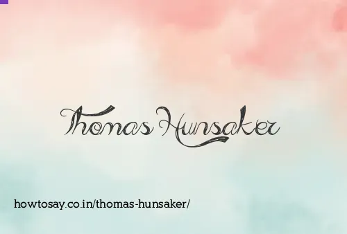 Thomas Hunsaker