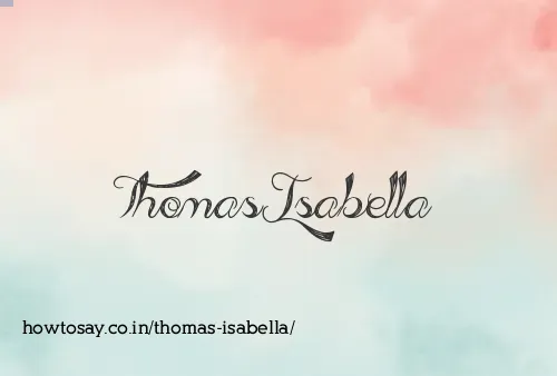 Thomas Isabella