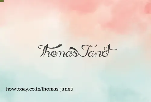 Thomas Janet