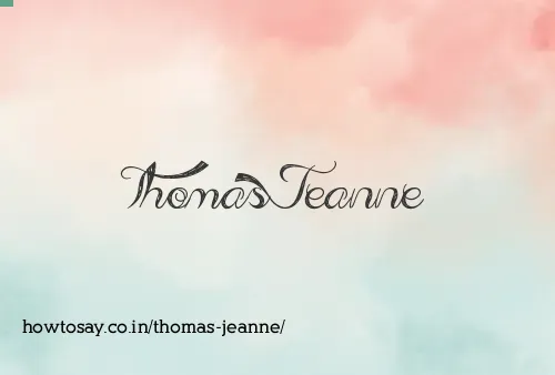 Thomas Jeanne