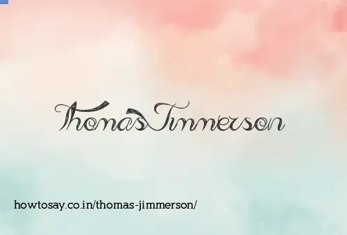 Thomas Jimmerson