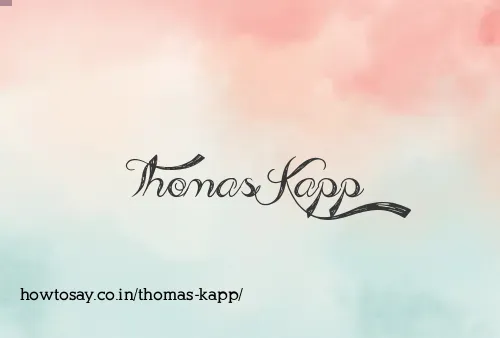 Thomas Kapp