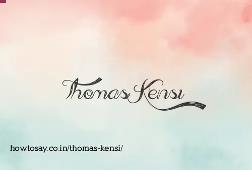 Thomas Kensi
