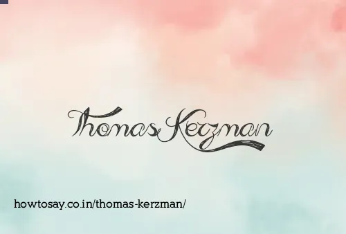Thomas Kerzman