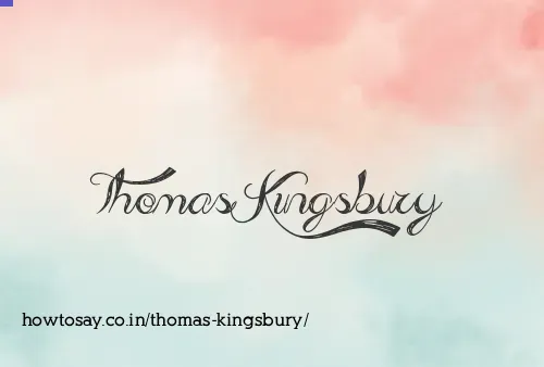 Thomas Kingsbury