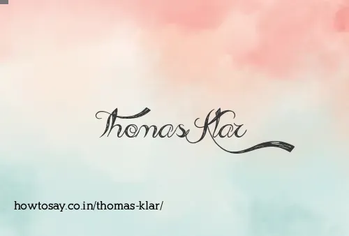 Thomas Klar