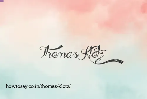 Thomas Klotz
