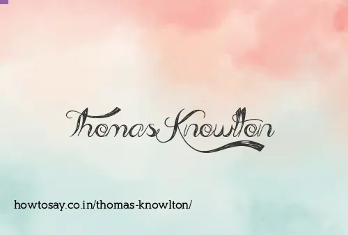 Thomas Knowlton