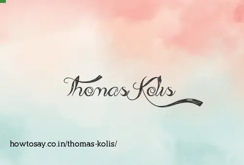 Thomas Kolis
