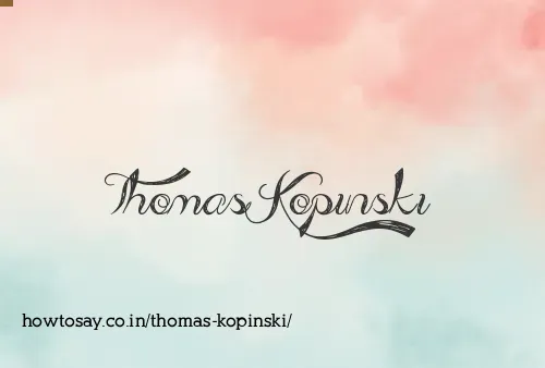 Thomas Kopinski