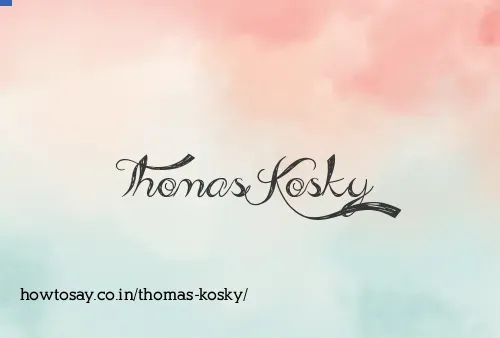 Thomas Kosky