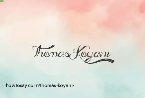 Thomas Koyani