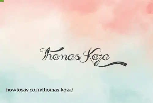 Thomas Koza
