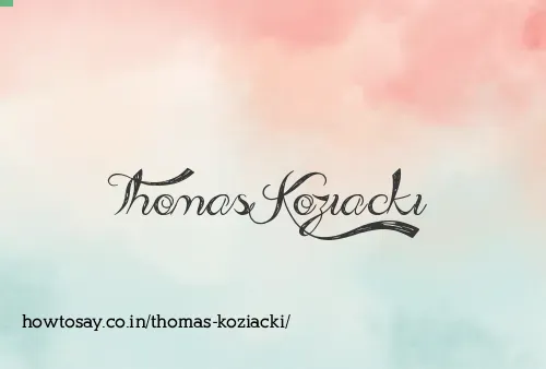 Thomas Koziacki