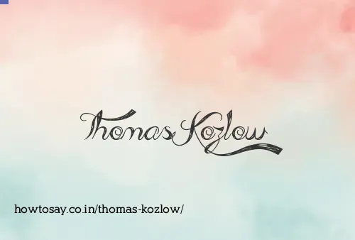 Thomas Kozlow