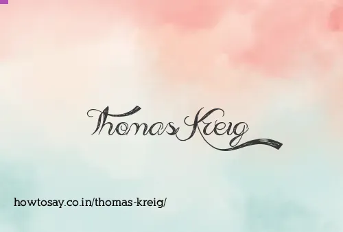 Thomas Kreig