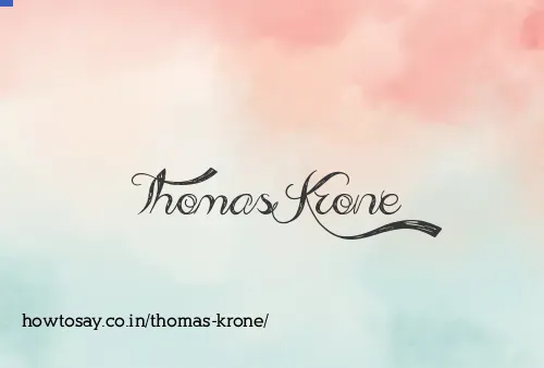 Thomas Krone