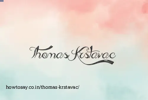 Thomas Krstavac